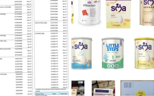 Chi tiết danh sách các dòng sữa NAN bị Nestlé thu hồi