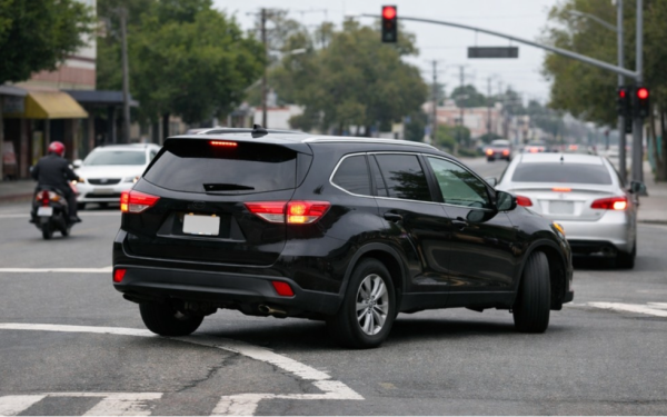 Mức phạt mới nhất năm 2026 cho ô tô xe máy chuyển hướng không bật xi nhan