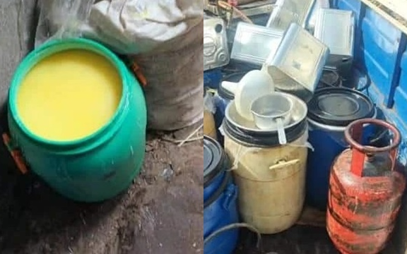 Nhận tin mật rồi đột kích một cơ sở, công an triệt phá đường dây sản xuất bơ giả từ hóa chất, tịch thu hơn 300kg sản phẩm pha trộn