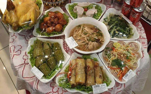 Đính chính về mâm cỗ Tết 500k Aeon Mall