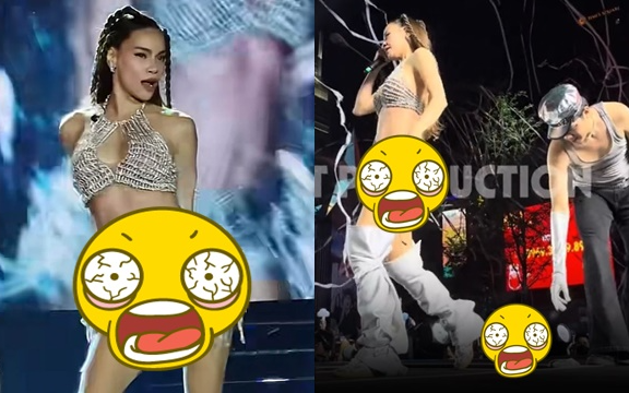 Hồ Ngọc Hà gặp sự cố trước hàng nghìn khán giả