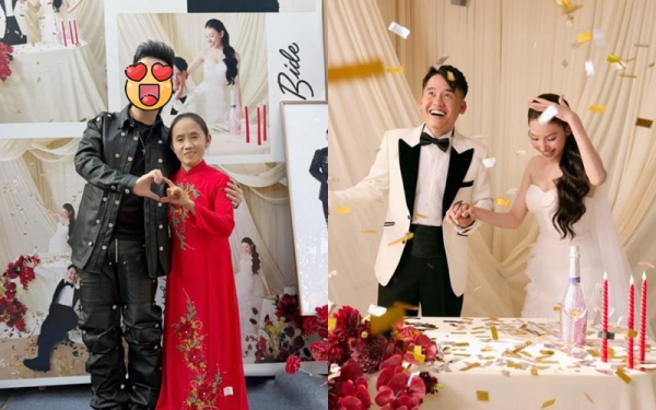 Con trai bà Tân Vlog tái hôn, cô dâu chú rể hạnh phúc có cả sự góp mặt của ca sĩ nổi tiếng