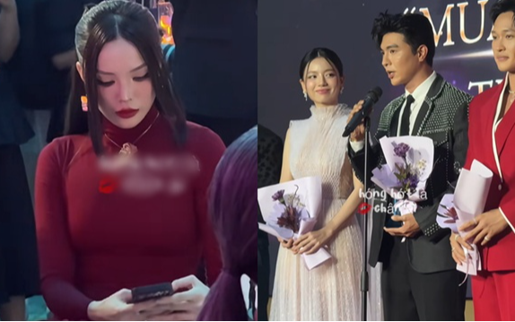 Kỳ Duyên gây chú ý với thái độ khi Steven Nguyễn phát biểu