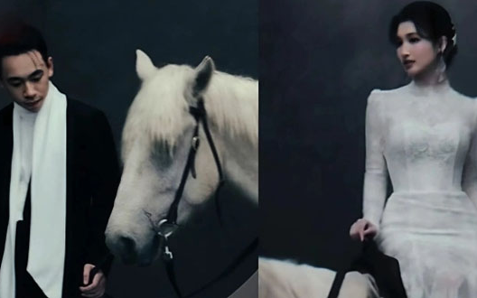 Á hậu Phương Nhi và Minh Hoàng có chia sẻ đầu tiên, hé lộ ảnh cưới quá sang xịn!