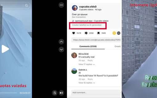 Hình ảnh Nga chìm trong "thảm họa tuyết trắng" sau 60 năm là do hình ảnh AI tạo ra