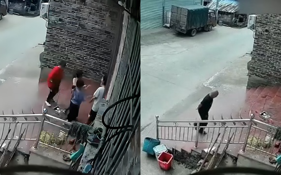 Xem xong cảnh này, ai còn dám chủ quan khi để trẻ con chơi trước cửa nhà?