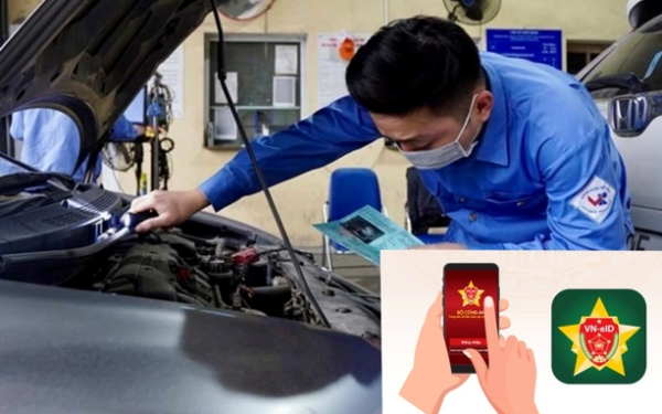 Chính thức cho phép xuất trình đăng ký xe qua VNeID khi đi đăng kiểm