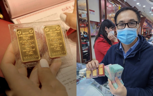 Vàng đã vượt mốc 170 triệu đồng/lượng: Người đàn ông Hà Nội mua 2 cây vàng với giá 300 triệu, sau đó phải vội báo công an