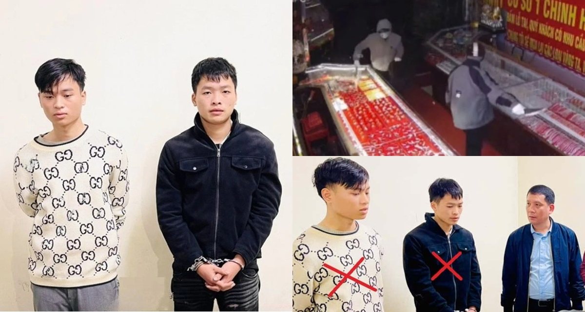Lời khai 2 đối tượng cướp tiệm vàng ở Ninh Bình trong 30 giây, hé lộ nơi ẩn náu sau khi gây án