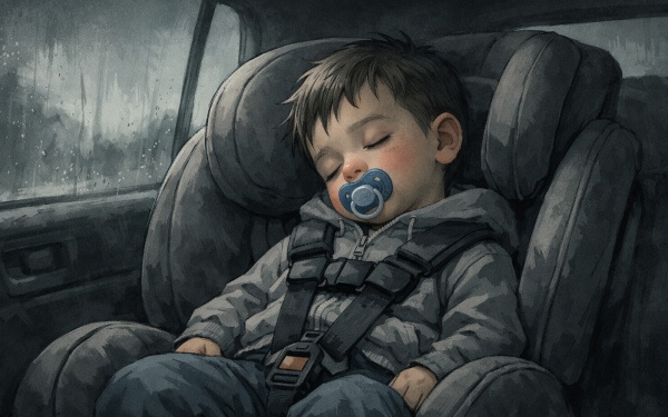 Mẹ chở con trên ô tô nhưng quên không đưa đến nhà trẻ, 5 giờ chiều mới nhớ ra và cái kết muộn màng