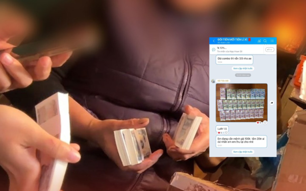 Đổi tiền dịp Tết: Chiêu lừa nhận cọc xong, chủ nhóm lập tức "bay màu"