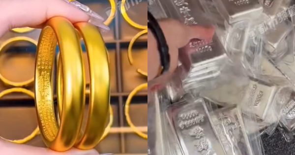 Phát hiện người phụ nữ thu về 3 tỷ đồng trong một buổi sáng nhờ bán 300g vàng và 20 thỏi bạc trong ngày giá đạt đỉnh