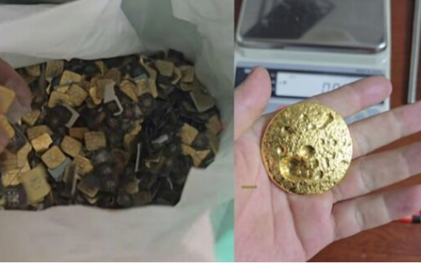 Chàng trai lấy được hơn 5 cây vàng từ SIM rác