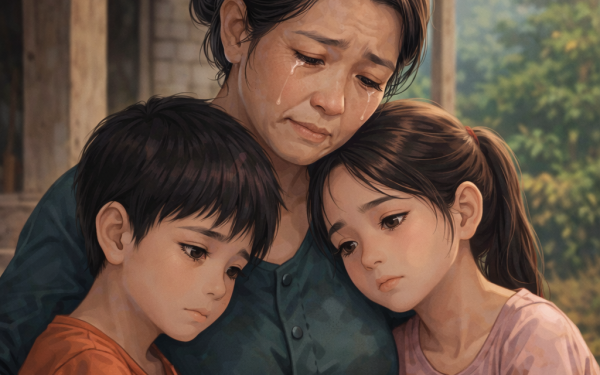 Góa phụ nuôi con riêng của chồng, lớn tiếng một chút là lãnh đủ thị phi