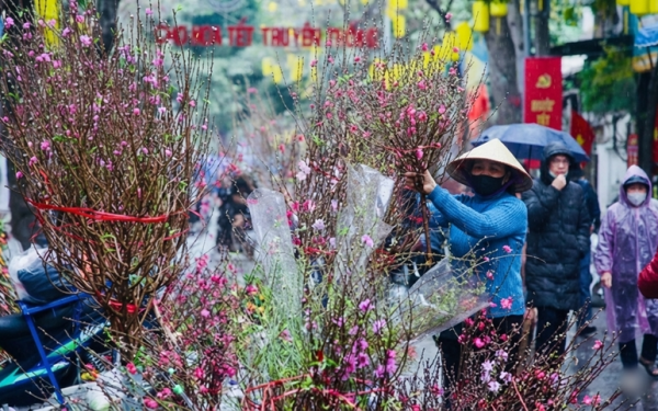 Không khí lạnh mới dồn dập trước Tết, thời tiết mưa rét trở lại