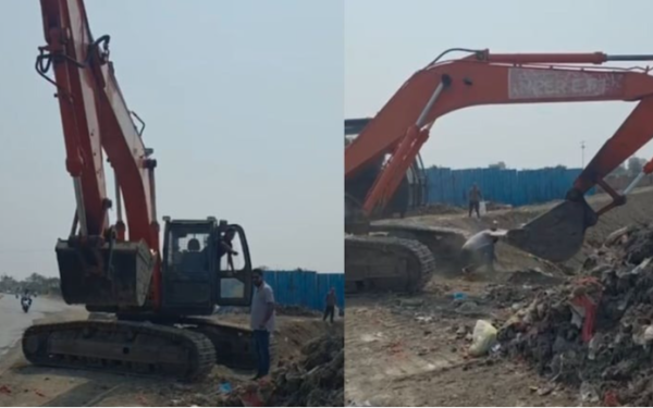 Tranh cãi, tài xế dùng máy xúc tấn công người đàn ông