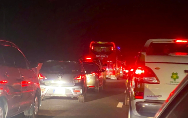 Tai nạn liên hoàn 5 xe trên tuyến cao tốc Phan Thiết – Dầu Giây