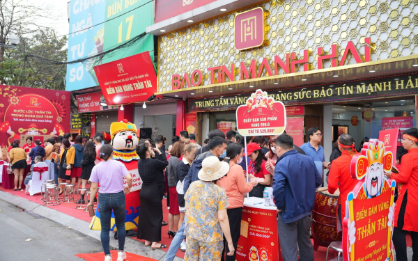 Bảo Tín Mạnh Hải thông báo nóng về chương trình tặng 36 giải 0,1 chỉ vàng ngày Vía Thần Tài