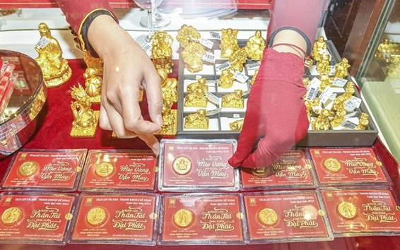 Giá vàng hôm nay (26-2): Tăng vọt 700.000 đồng/lượng trong ngày vía Thần tài
