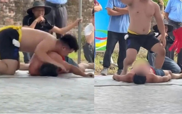 Thái độ của đô vật quật gãy cổ, khiến đối phương tử vong trong hội làng sau vụ việc, có bị xử lý hình sự?