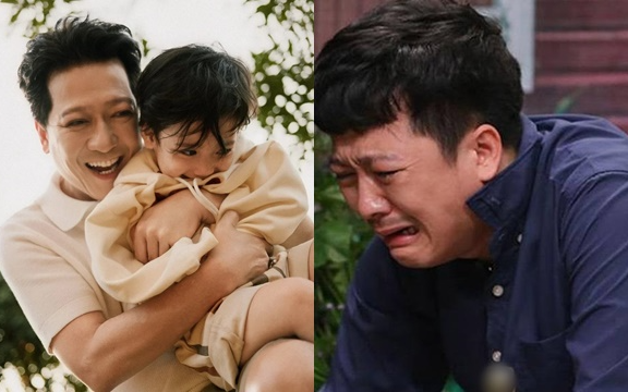 Trường Giang buồn khi đưa con trai đi bệnh viện