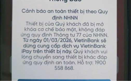 Nhiều người dùng Vietcombank, BIDV, Agribank, VietinBank... bị chặn chuyển, rút tiền qua điện thoại từ hôm nay (1/3): Cần làm gì để tiếp tục giao dịch?