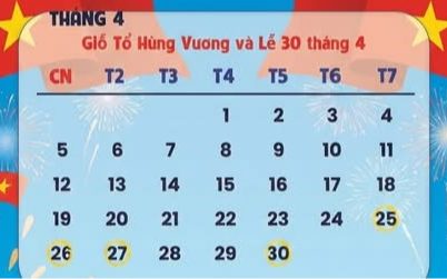 Nghỉ tới 9 ngày liên tiếp dịp 30/4 - 1/5 nếu biết cách sắp xếp