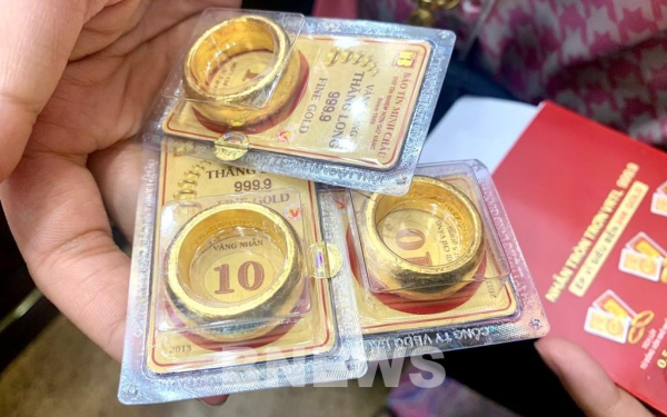 Giá vàng SJC, giá vàng nhẫn trơn chiều nay ngày 6/3