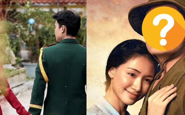 Lộ diện người đàn ông mặc quân phục được Hòa Minzy ôm chầm