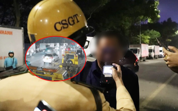 Kết quả kiểm tra nồng độ cồn của tài xế ô tô lao như tên bắn, tông liên tiếp nhiều phương tiện