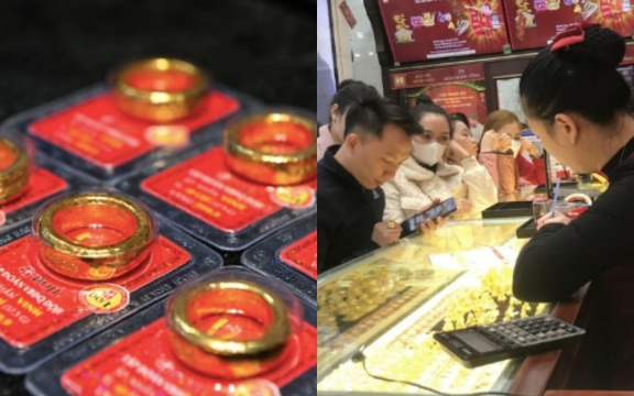 Giá vàng hôm nay 17/3: Giá vàng chạm mức thấp nhất sau một tháng