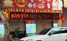 Cửa hàng vàng Bảo Tín Minh Châu ở Trần Nhân Tông đột ngột đóng cửa