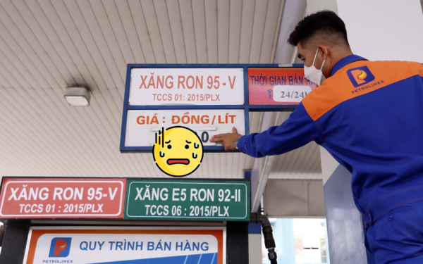Giá xăng ngày 25/3: Giá xăng Petrolimex tăng mạnh trong đêm, cụ thể là bao nhiêu tiền 1 lít?
