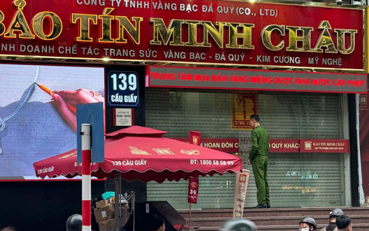 Nóng: Bảo Tín Minh Châu thông tin về việc công an xuất hiện tại hàng loạt cửa hàng