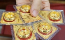 Giá vàng SJC, vàng nhẫn chiều ngày 31/3: Quay đầu giảm