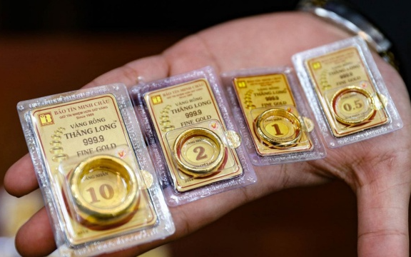 Giá vàng SJC, vàng nhẫn sáng ngày 2/4