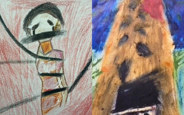 Con gái 21 tuổi thường xuyên vẽ những bức tranh kỳ dị, mẹ lên mạng cầu cứu, sự thật đằng sau mới đau lòng