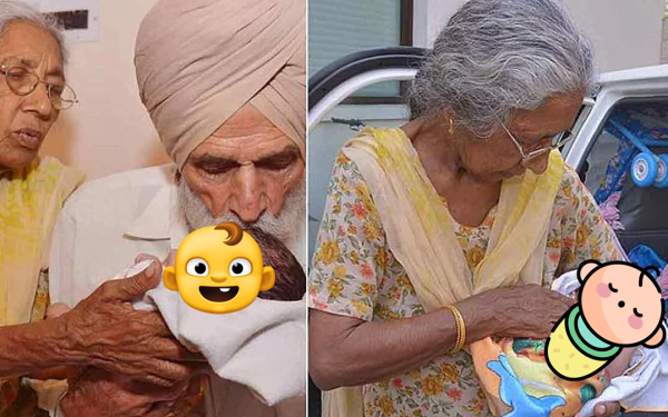 Cụ bà 72 tuổi sinh bé trai khỏe mạnh với chồng 80 tuổi