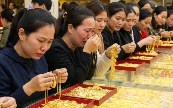 Giá vàng hôm nay (4/4): Tăng mạnh, thị trường ảnh hưởng từ chiến sự Trung Đông