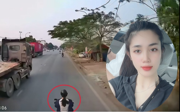 Cô gái kể phút hoảng loạn khi bị xe tải kéo lê cả trăm mét trên quốc lộ