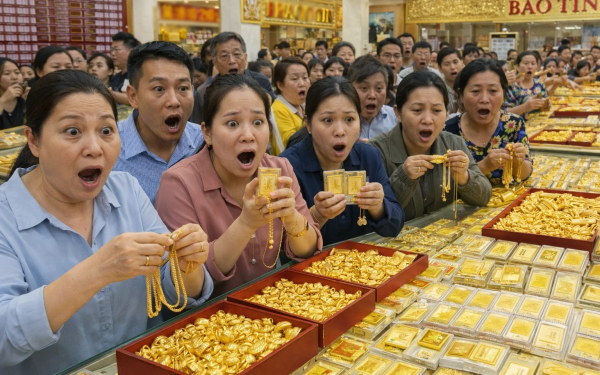 Giá vàng hôm nay 8/4/2026 bất ngờ tăng phi mã, SJC và nhẫn trơn lên cao