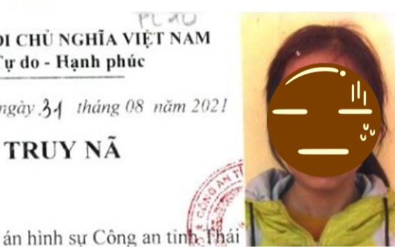 Truy nã toàn quốc Nguyễn Thị Hà SN 1993