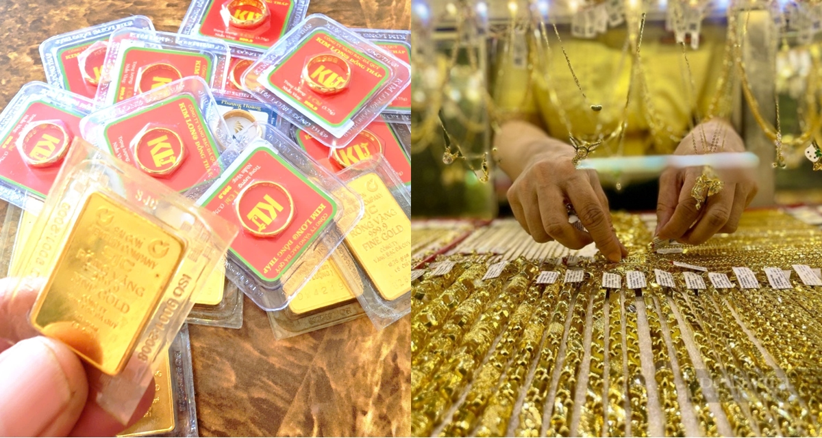 Giá vàng hôm nay 13/4 mới nhất: Vàng SJC và vàng nhẫn tụt dốc không phanh, giá ‘chợ đen’ diễn biến lạ