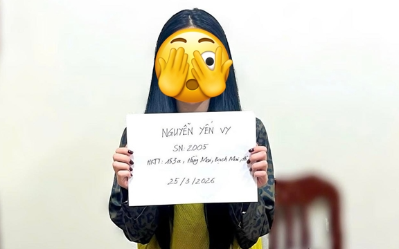 Bắt giữ Nguyễn Yến Vy SN 2005