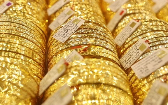 Giá vàng trong nước lên cao nhất một tuần