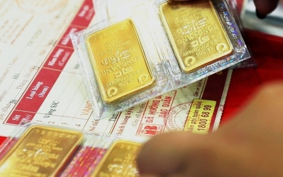 Giá vàng trong nước giảm rất mạnh