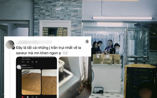 Xôn xao hình ảnh nghi vấn bếp bẩn tại tiệm bánh nổi tiếng Hà Nội, đại diện quán chính thức lên tiếng