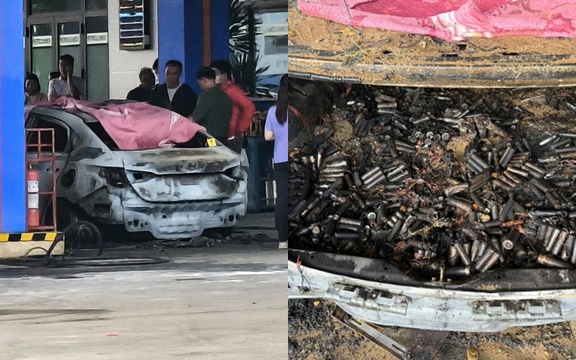 Vụ cháy ô tô, 2 thiếu niên tử vong: Công an thông tin về cốp xe chứa đầy pin, ắc quy