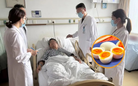 Người đàn ông 35 tuổi ăn 50 quả trứng lòng đào trong nửa tháng để kiểm soát cân nặng: Bác sĩ cảnh báo