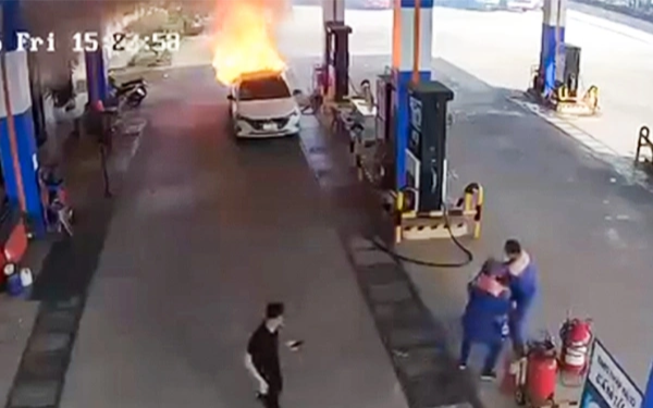 Vụ cháy ô tô ở Đà Nẵng: Xác định nguyên nhân 2 người trong xe thiệt mạng